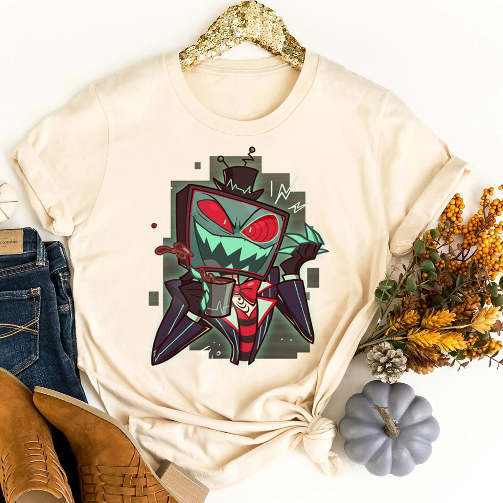 Women'S Fashion In The 80S - Camiseta Hazbin Hotel shoujo, moda coreana,