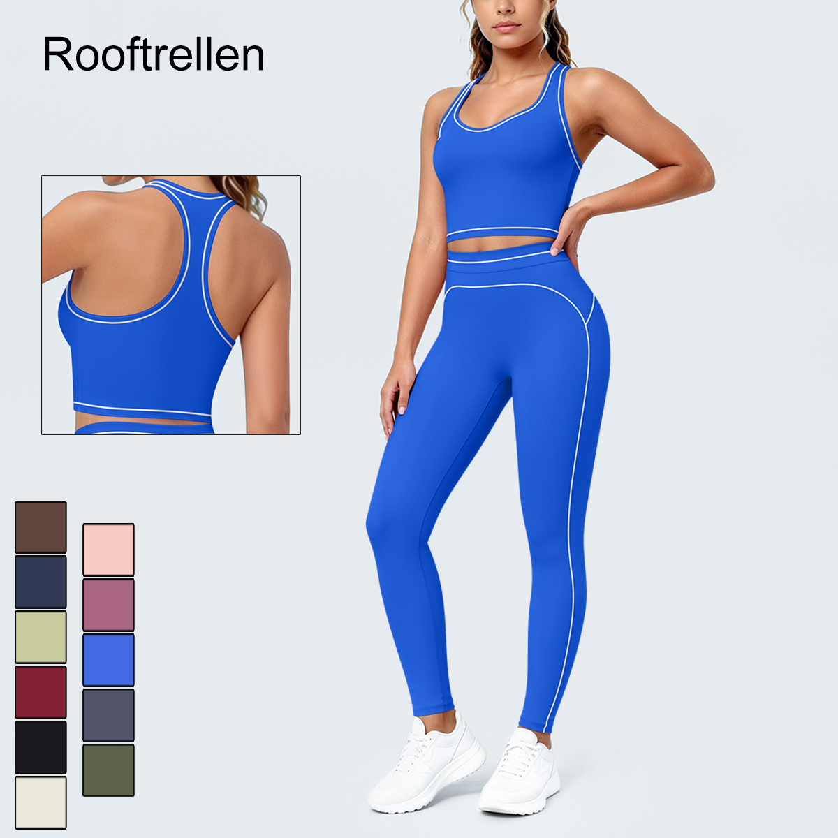 Women'S Fashion Leggings - Conjunto de Yoga Feminino para Verão: