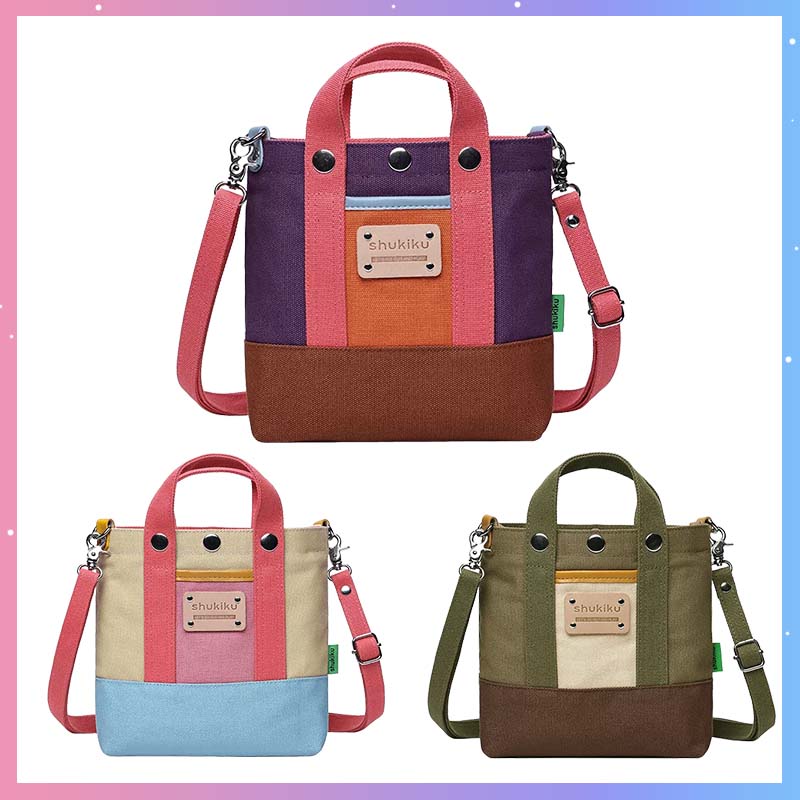 Canvas Tote Bag - Shukiku Bolsa Transversal para Tênis em