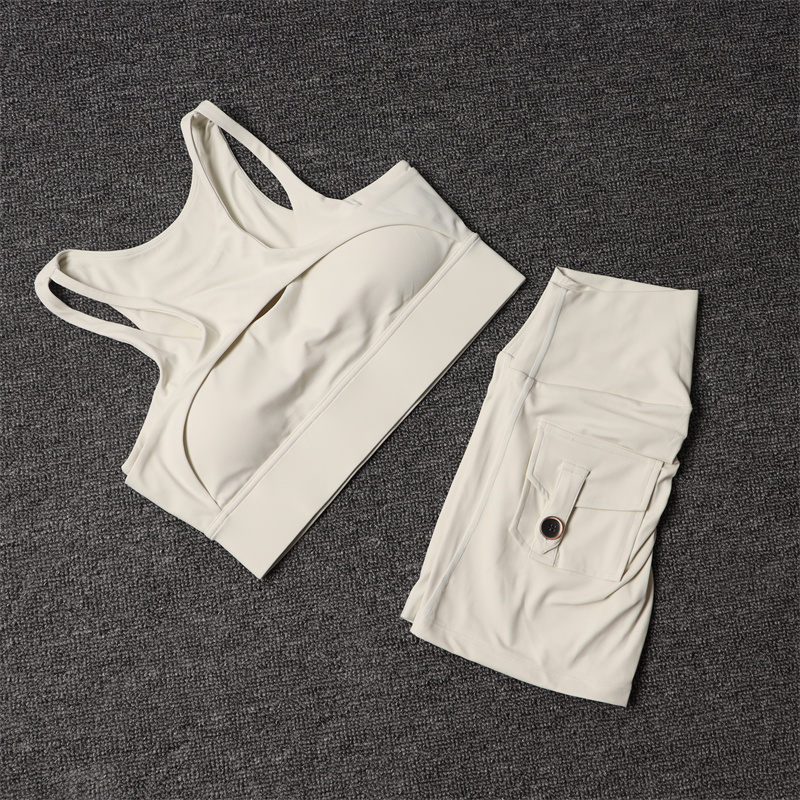 Women'S Fashion Leggings - Calções de fitness conjuntos de yoga