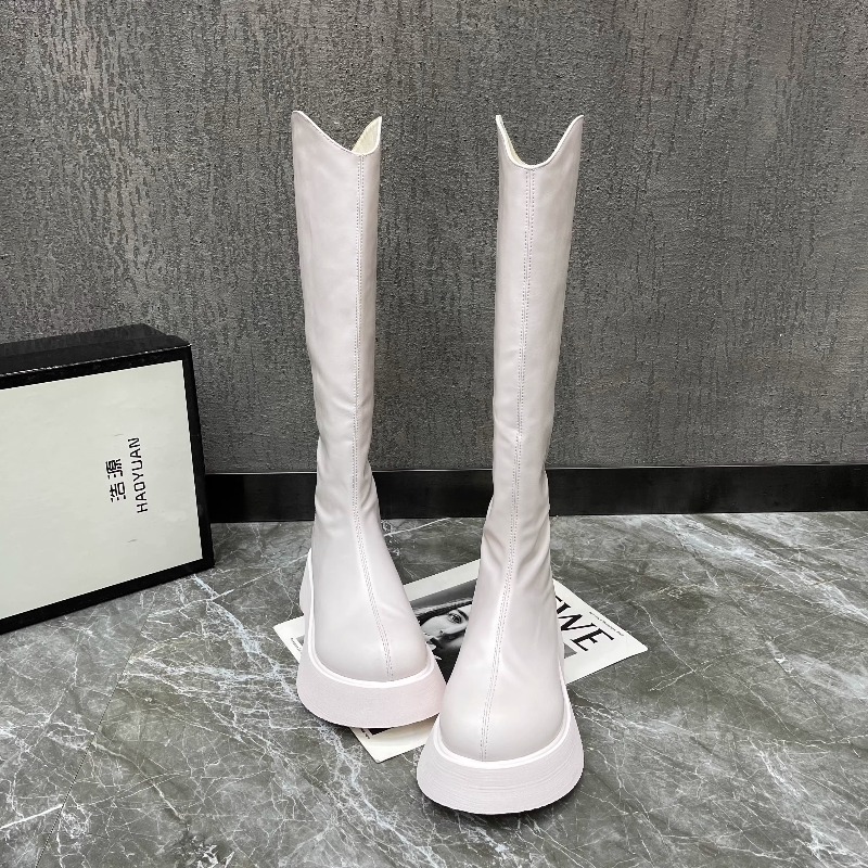 Winter Fashion Women Boots - Novas botas altas antiderrapantes simples de
