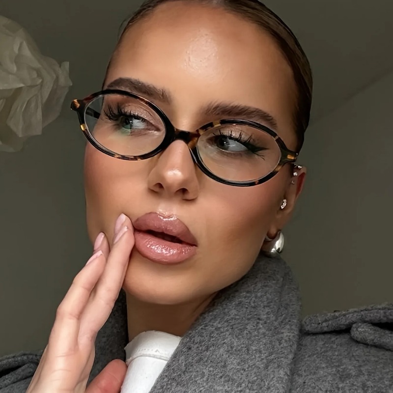 Women'S Fashion Reading Glasses - Óculos de Sol Vintage Ovais Femininos