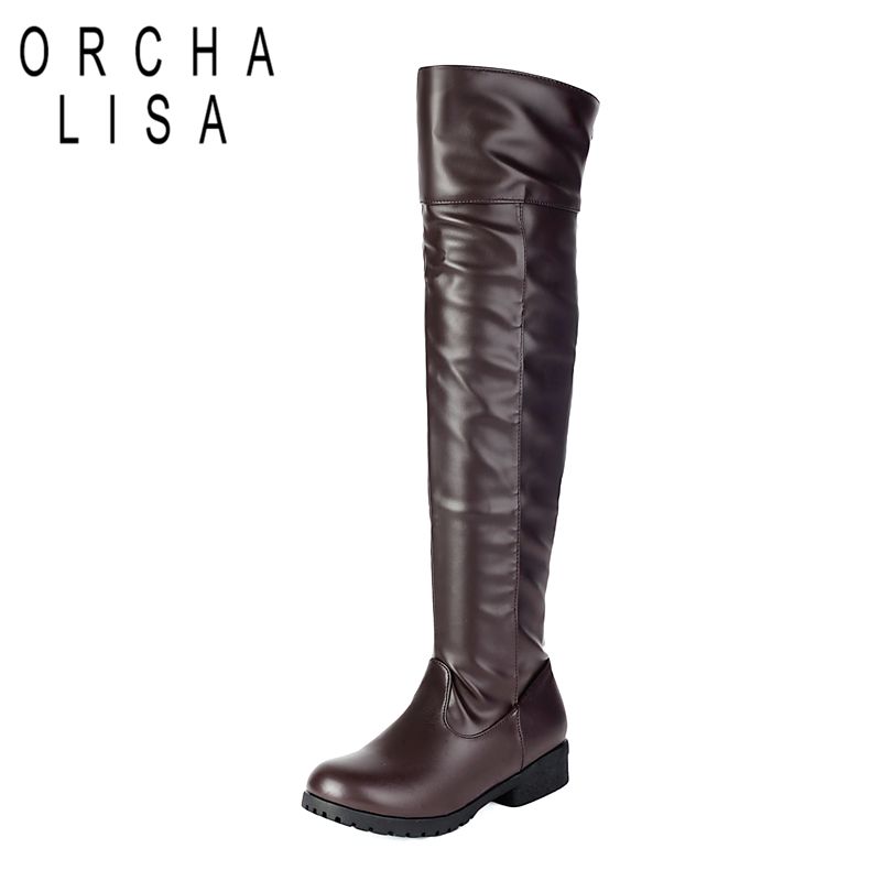 Women Fashion Over 50 - Orcha lisa 2025 moda coxa botas