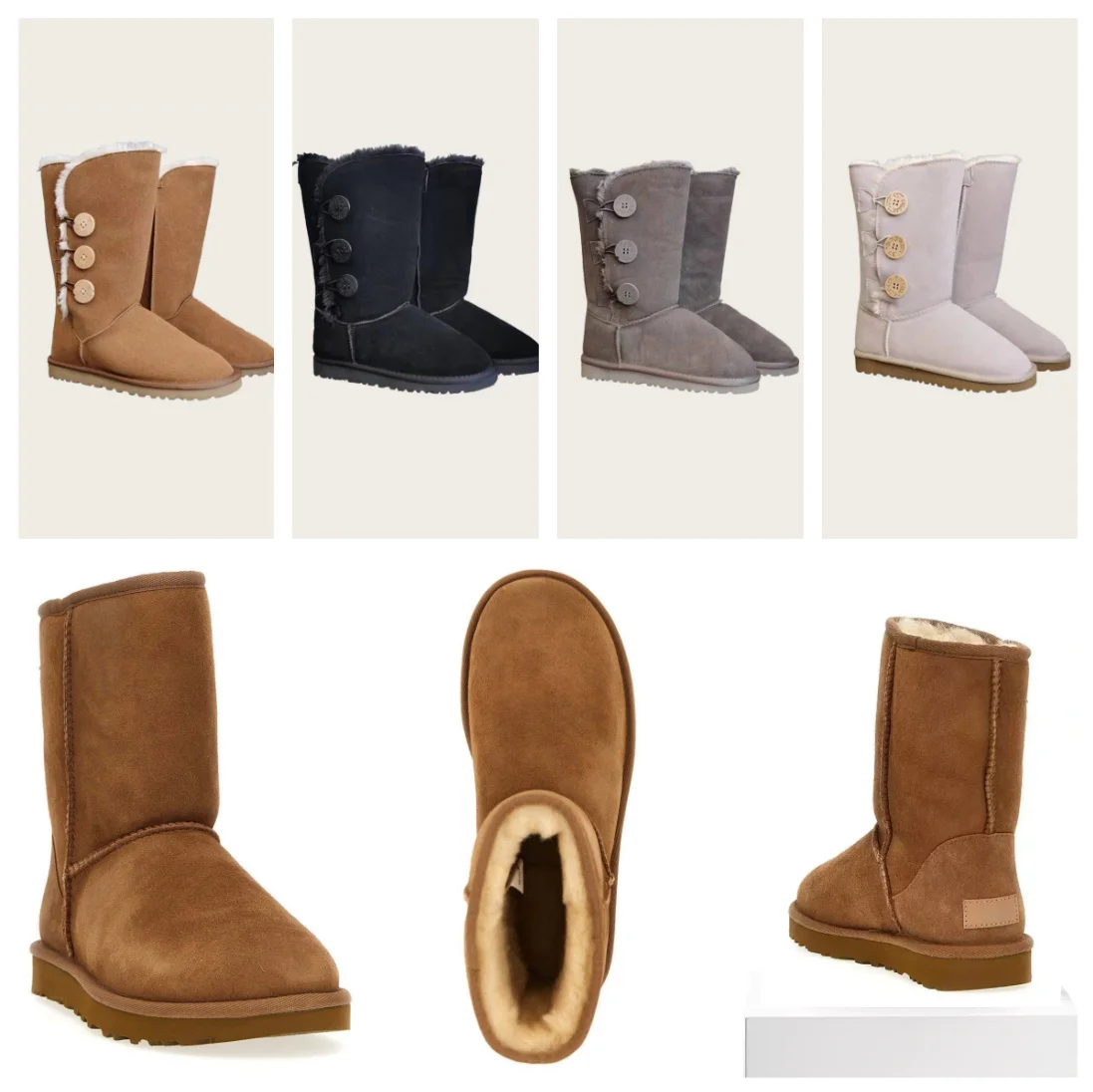 Women'S Fashion Ugg Boots - 2026 NOVIDADE: Botas de Neve Femininas
