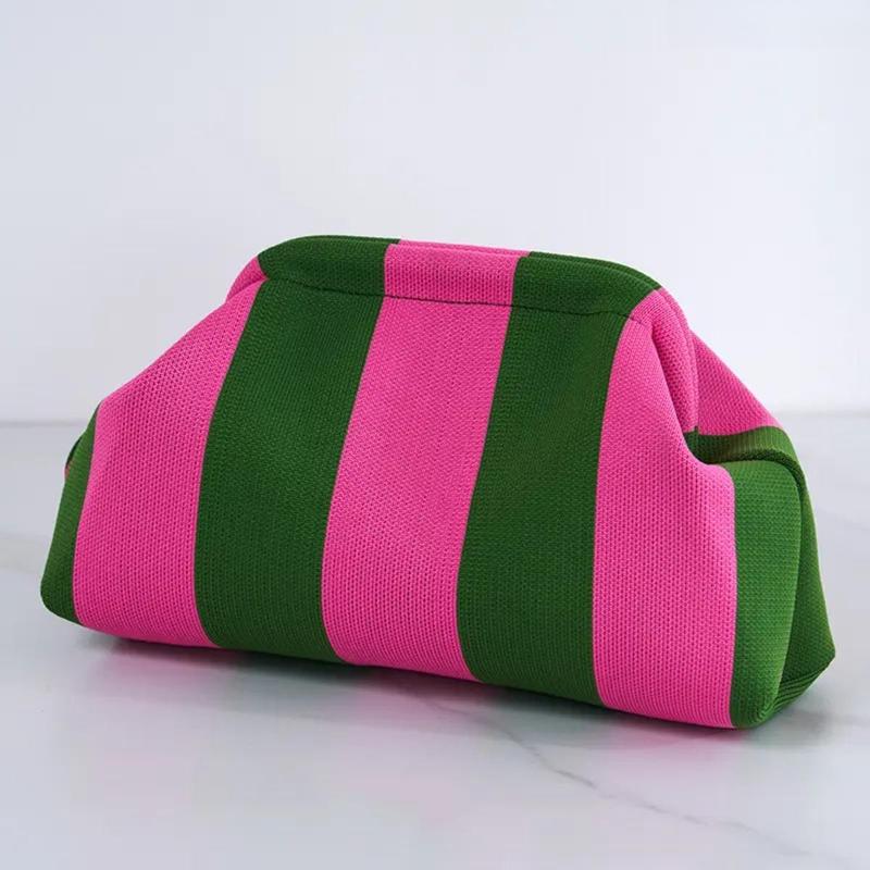 Women Fashion Designer - Bolsa Clutch de Crochê Feminina –