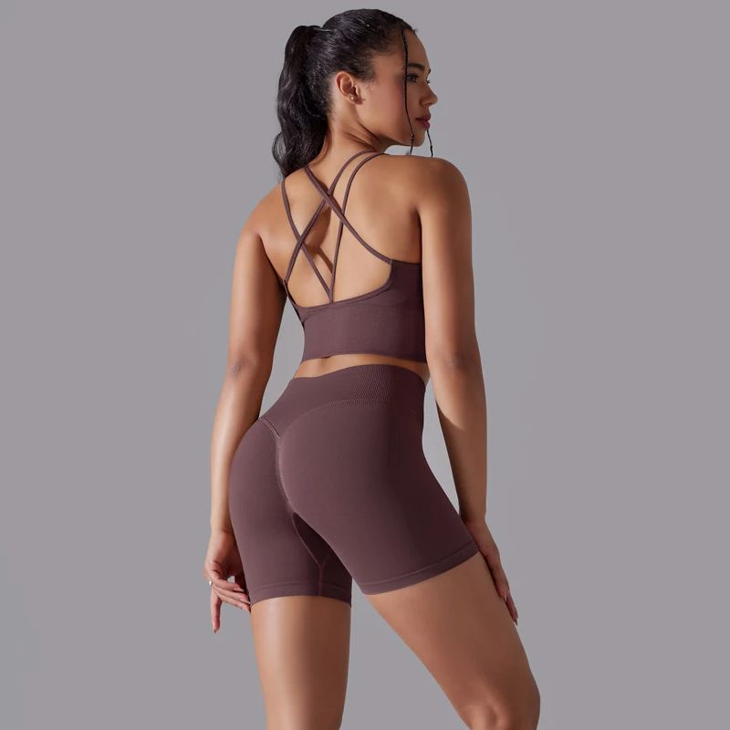 Women'S Fashion Leggings - Sexy conjuntos de yoga feminino agasalho