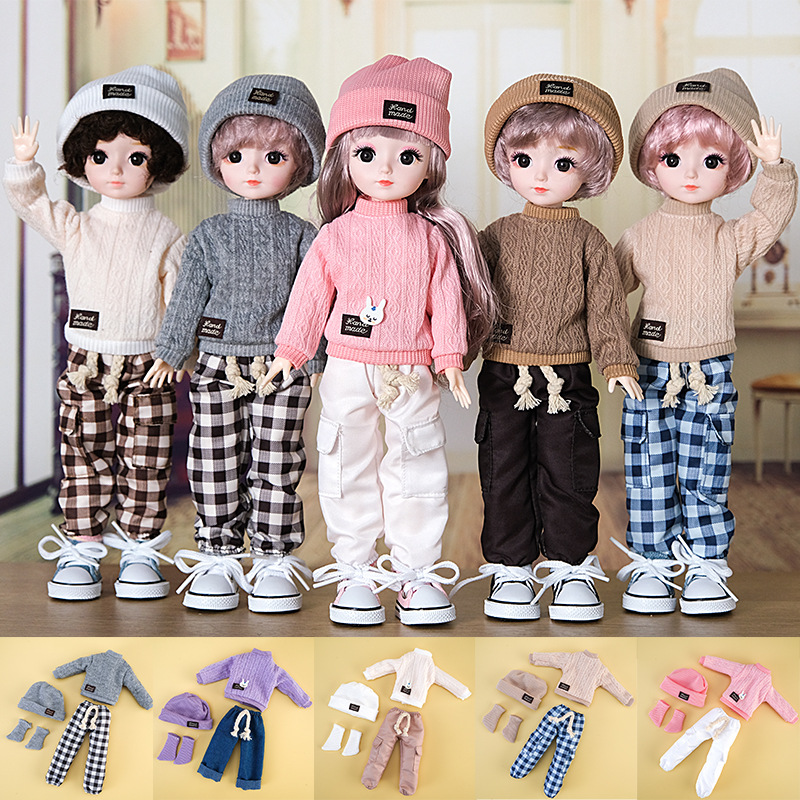 Women'S Fashion Kilt - Boneca Anime BJD 1/6 30CM com