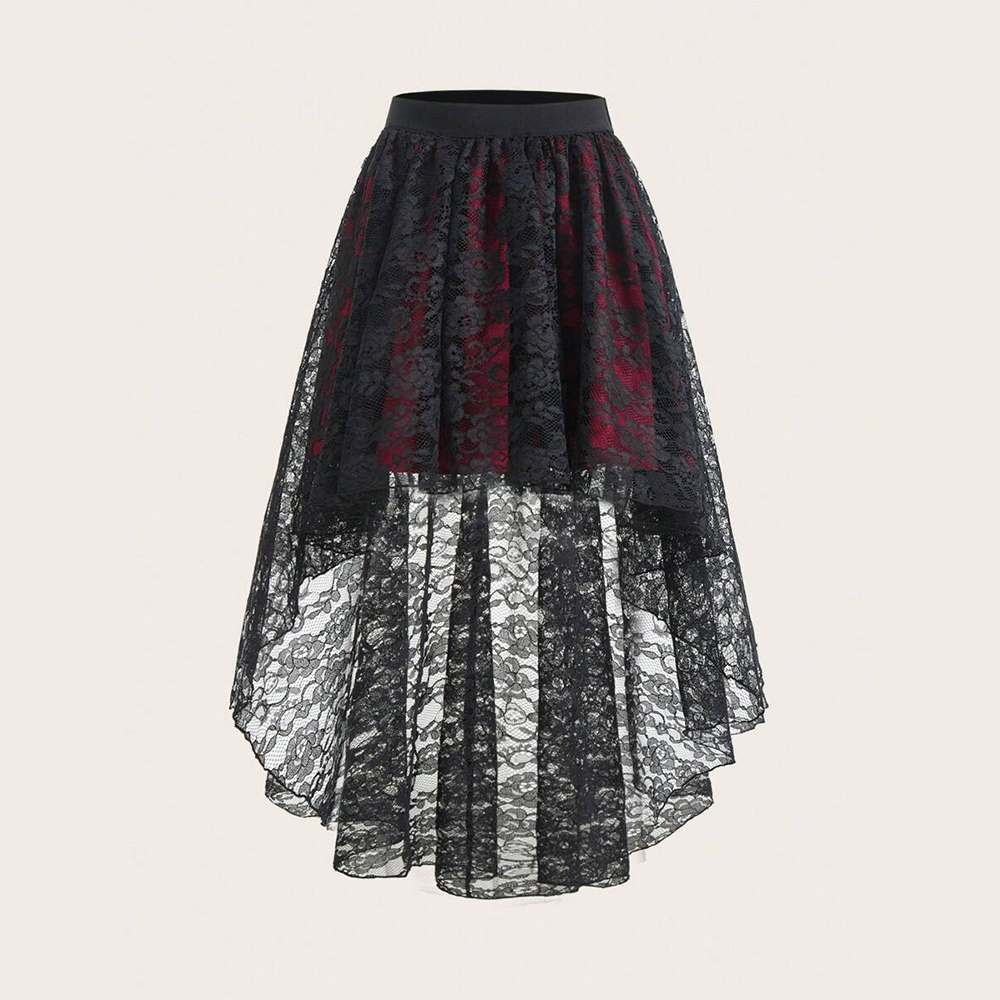 Women'S Fashion Kilt - Plus size gótico elegante saia feminina