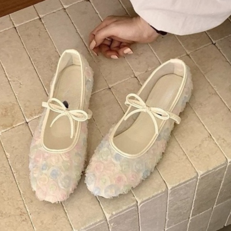 Women'S Fashion Loafers - Novos Sapatos Mary Jane de Malha