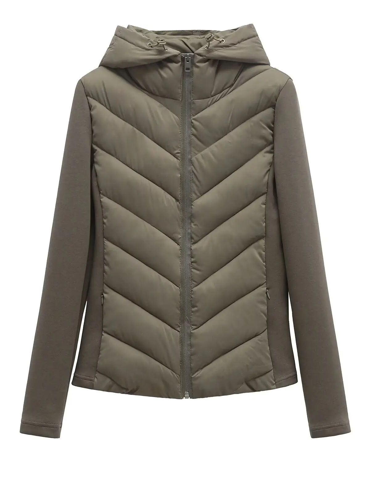 Women'S Fashion Quilted Jacket - 2025 outono inverno feminino elegante retalhos