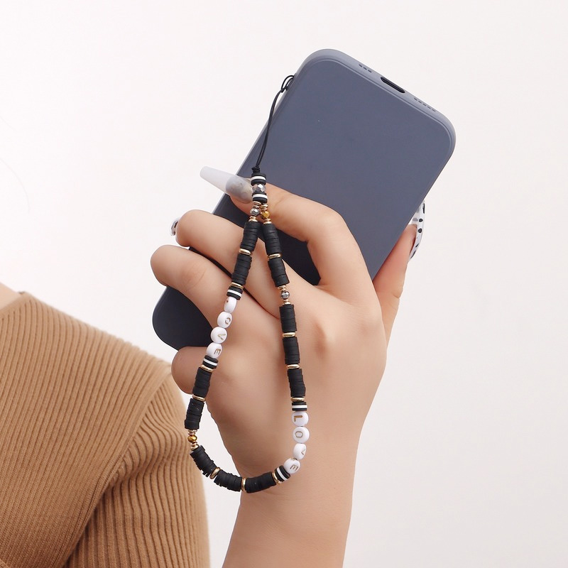 Fashion Women Picture - Corda de Celular de Argila Olho