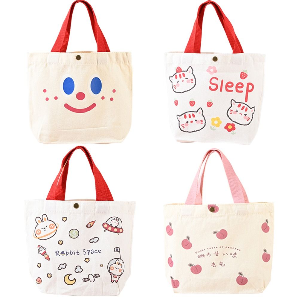 Canvas Tote Bag - Bolsa Tote de Lona Fashion Peach,