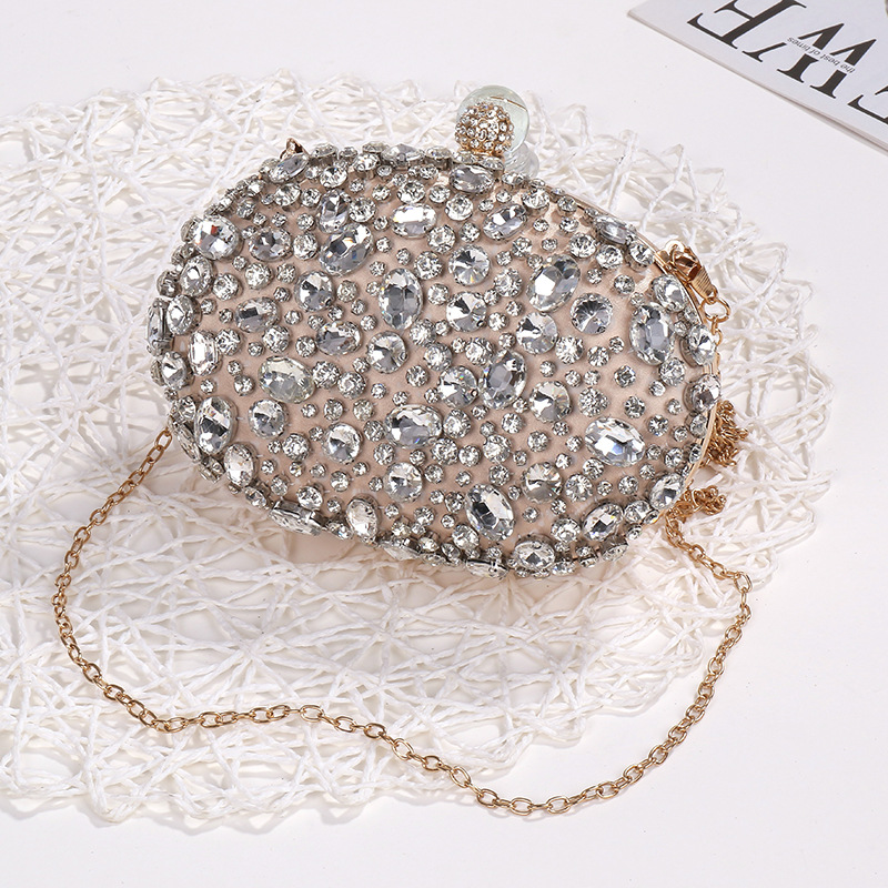 Women'S Fashion Boutique - Sacos luxuosos de cristal prata e