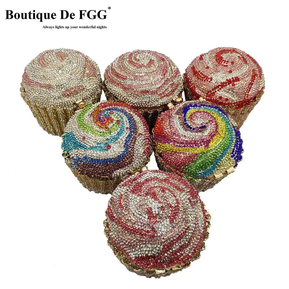 Women'S Fashion Boutique - Cupcake Clutch para mulheres, bolsa de