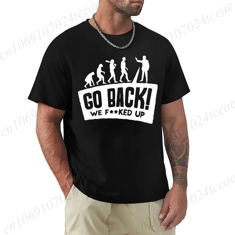 Women Fashion Evolution - Camiseta masculina com estampa humorística temática