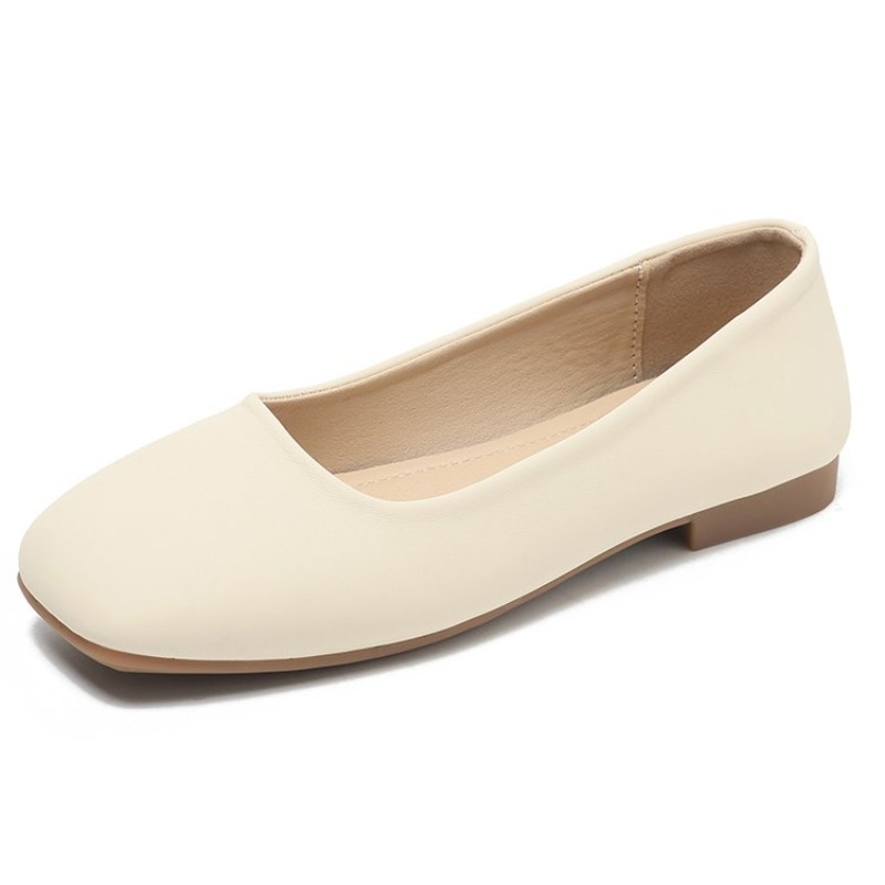 Women'S Fashion Loafers - Sapatos Femininos Flats com Bico Quadrado,
