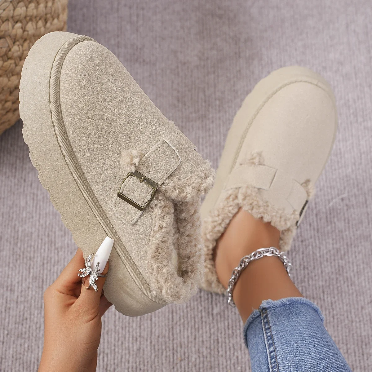 Women'S Fashion Ugg Boots - Novo luxo inverno feminino boken sapatos