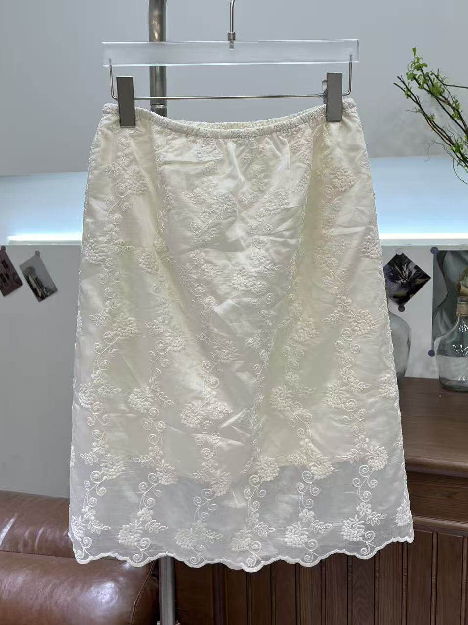 Saia Casual Bordada Estilo Cor - Women'S Fashion Kilt avaliação e preço