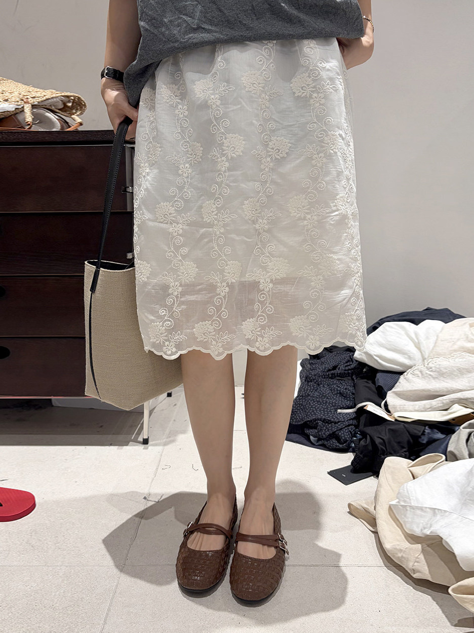 Saia Casual Bordada Estilo Cor - Women'S Fashion Kilt avaliação e preço