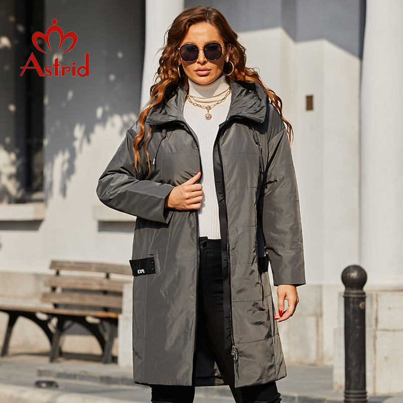Casacos Astrid-Longos Soltos A - Women'S Fashion Quilted Jacket avaliação e preço