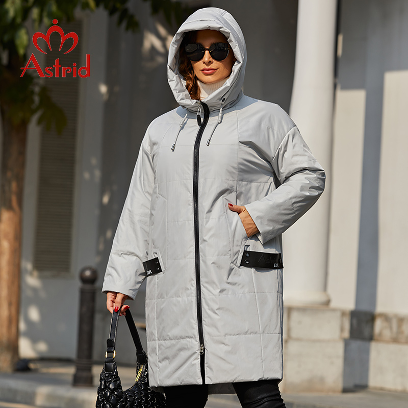 Casacos Astrid-Longos Soltos A - Women'S Fashion Quilted Jacket avaliação e preço