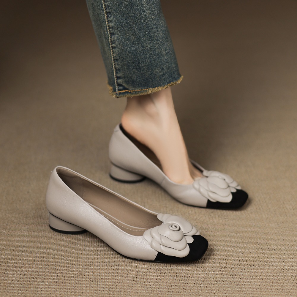 Moda flor único sapatos outono - Women'S Fashion Loafers avaliação e preço
