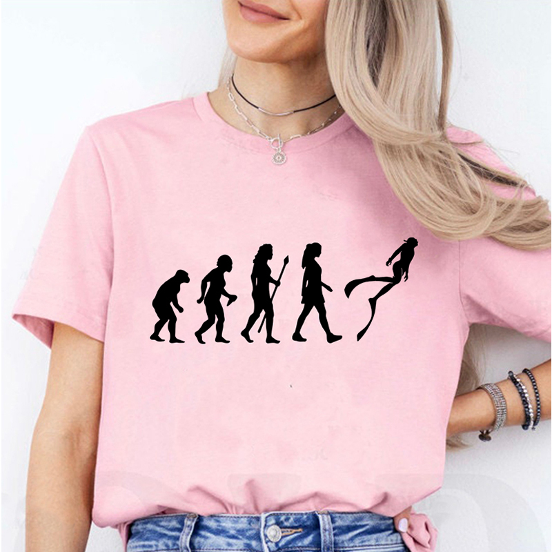 Engraçado evolução do mergulho - Women Fashion Evolution avaliação e preço