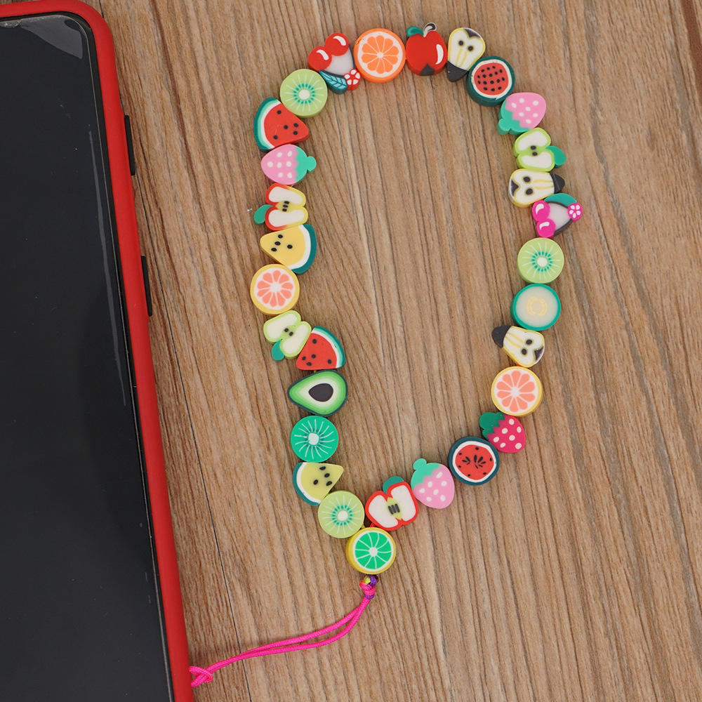 Cute Fruit Bead Telefone Strap - Fashion Women Picture avaliação e preço
