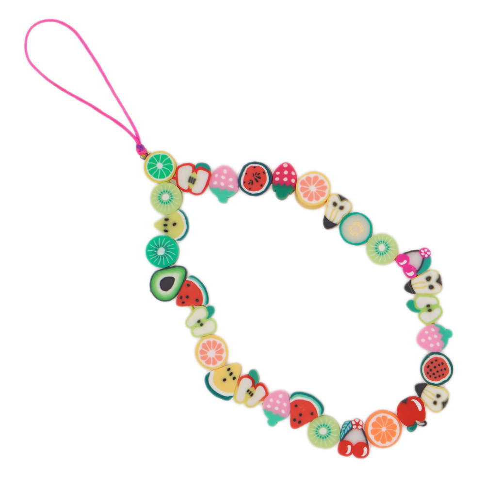Cute Fruit Bead Telefone Strap - Fashion Women Picture avaliação e preço