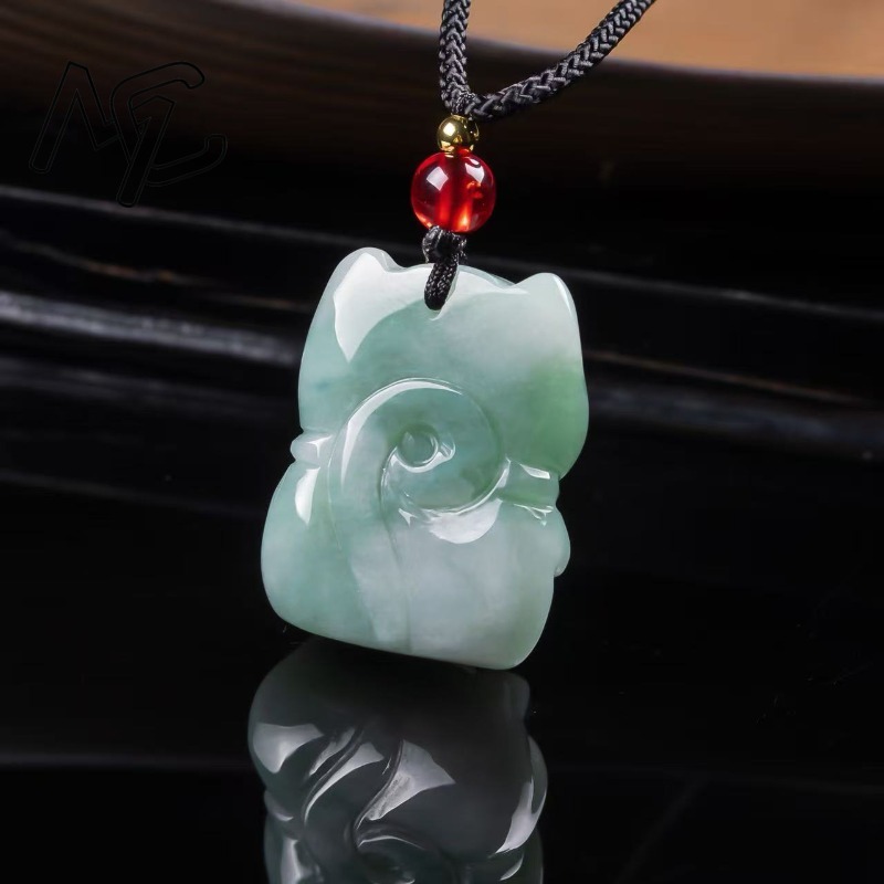 Pingente Gato da Sorte de Jade - Women Fashion Designer avaliação e preço