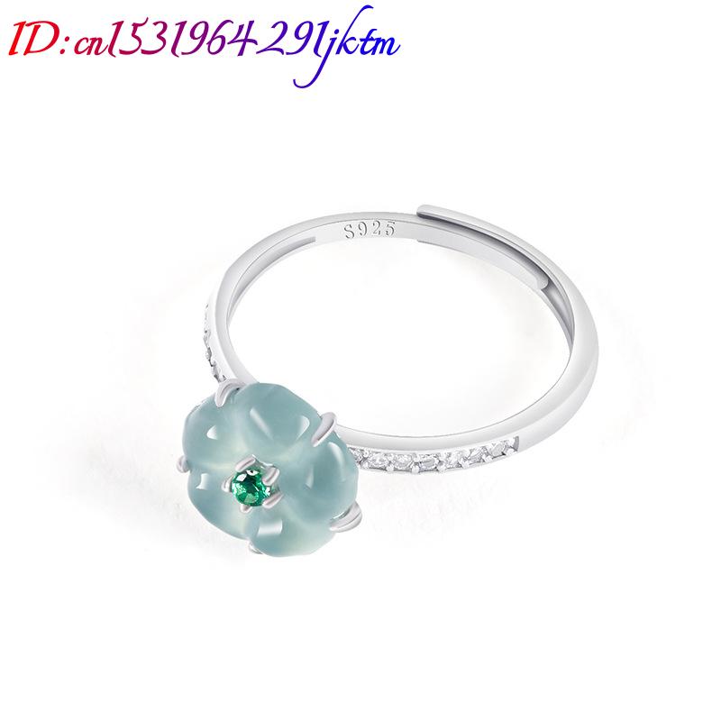 Anéis de Flor de Jadeíta Birma - Women'S Fashion avaliação e preço
