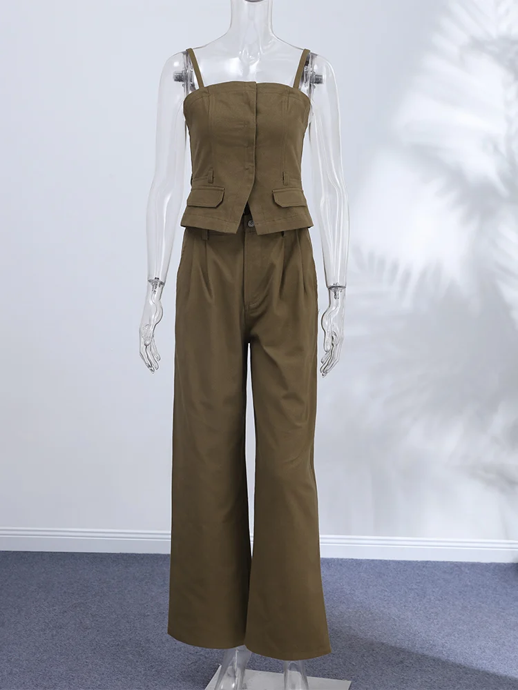 Conjunto Feminino Y2K: Colete  - Women Fashion Jeans Top avaliação e preço