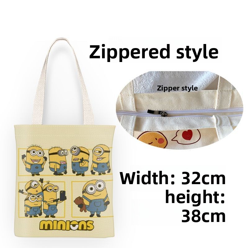 Bolsa de lona fofa com estampa - Canvas Tote Bag avaliação e preço