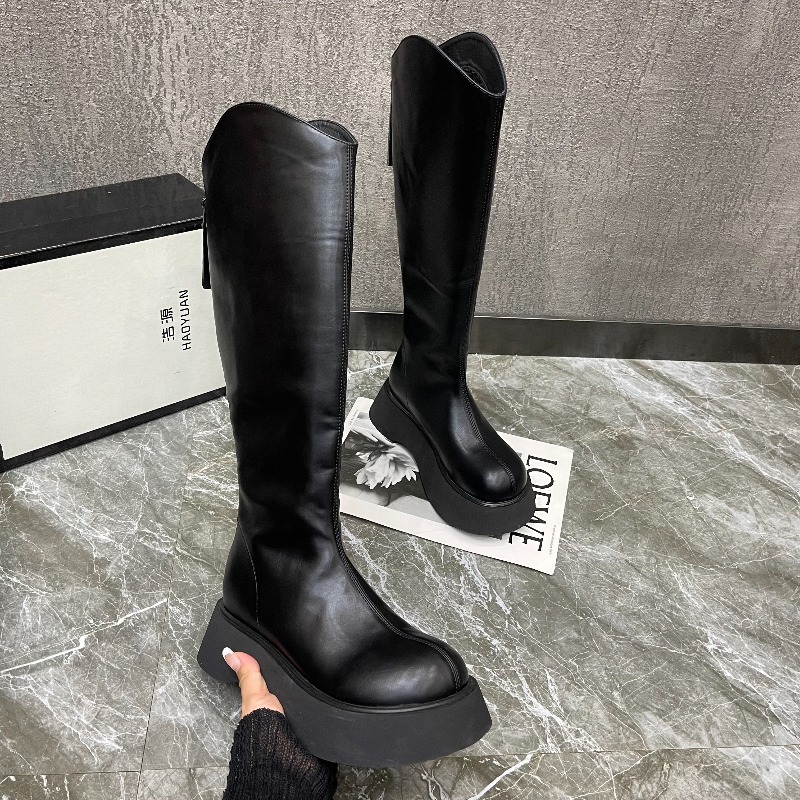Novas botas altas antiderrapan - Winter Fashion Women Boots avaliação e preço
