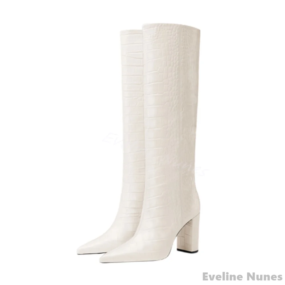 Luxo padrão de crocodilo botas - Winter Fashion Women Boots avaliação e preço