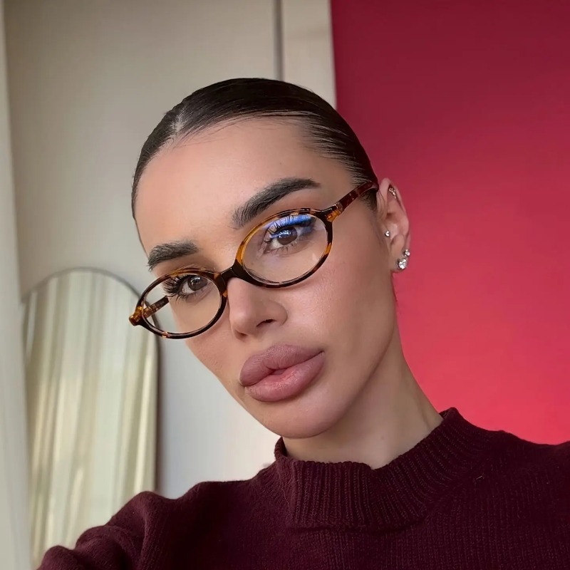 Óculos de Sol Vintage Ovais Fe - Women'S Fashion Reading Glasses avaliação e preço