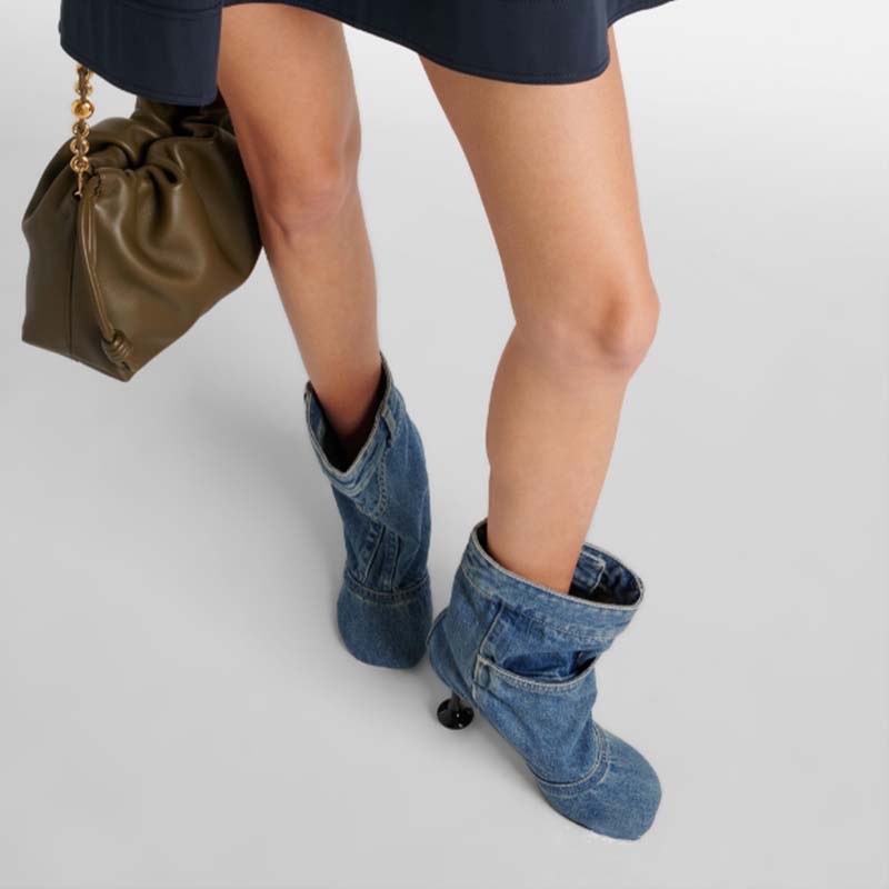 Calça jeans feminina, salto al - Women'S Fashion Kilt avaliação e preço