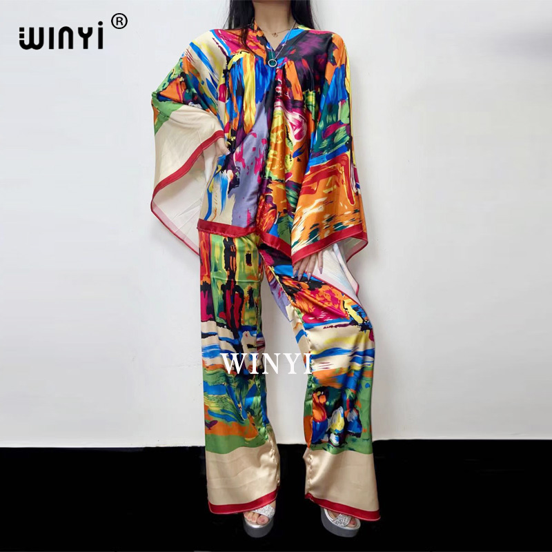 Winyi duas peças terno boêmio  - Women Fashion Over 50 avaliação e preço