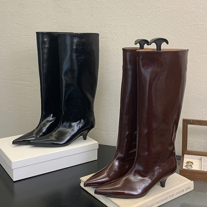 Aneikeh inverno moda steet est - Winter Fashion Women Boots avaliação e preço