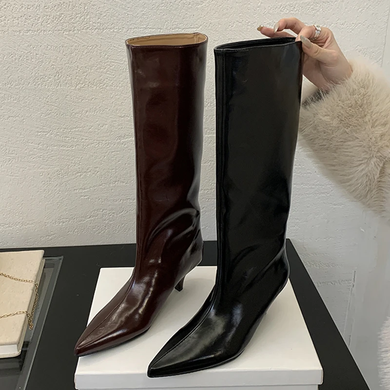 Aneikeh inverno moda steet est - Winter Fashion Women Boots avaliação e preço