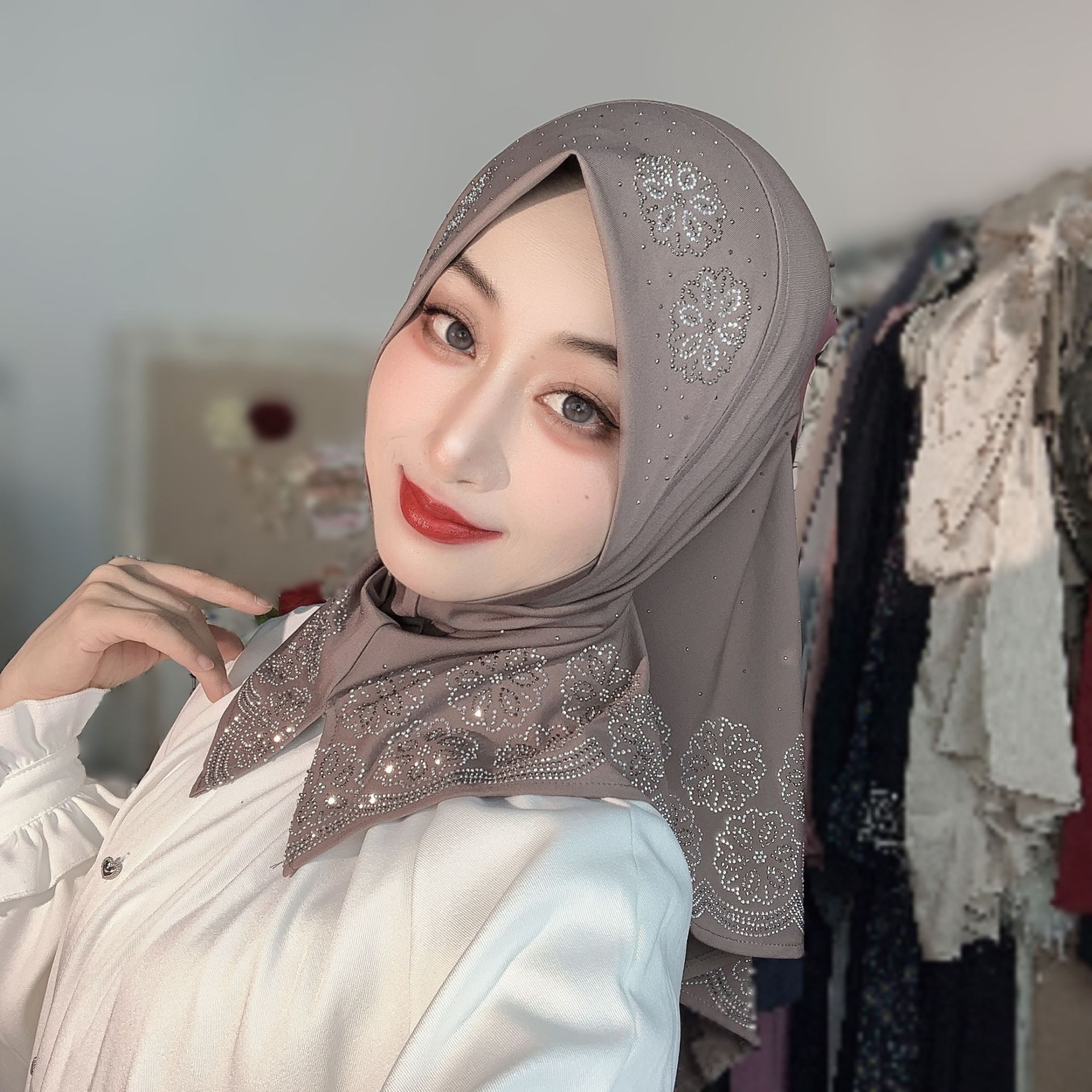 Hijab muçulmano pronto para us - Women Fashion Designer avaliação e preço