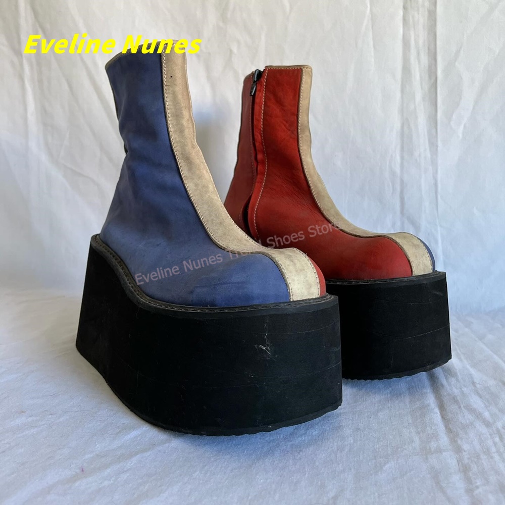Botas de Plataforma Y2K Vermel - Women'S Fashion Trends Spring 2026 avaliação e preço