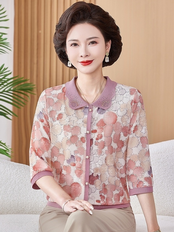 Camiseta de Malha Estampada El - Women Fashion Over 50 avaliação e preço