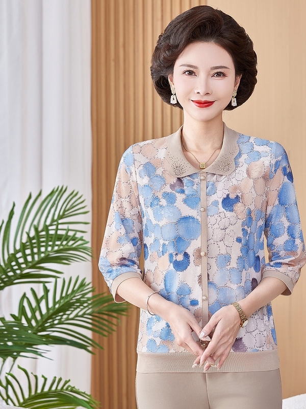 Camiseta de Malha Estampada El - Women Fashion Over 50 avaliação e preço