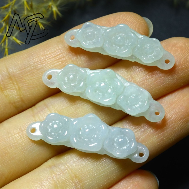1 peça de Flor de Jadeíta Natu - Women'S Fashion avaliação e preço