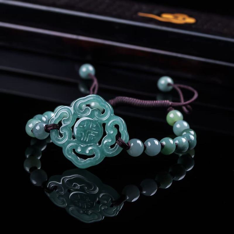 Pulseira de Jadeíta Natural Gr - Women Fashion Designer avaliação e preço