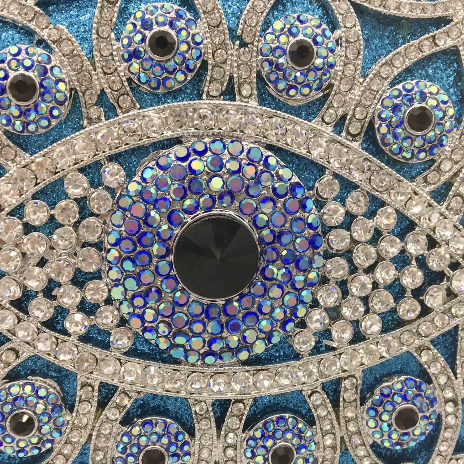 Embreagem De Cristal De Olho M - Women'S Fashion Boutique avaliação e preço