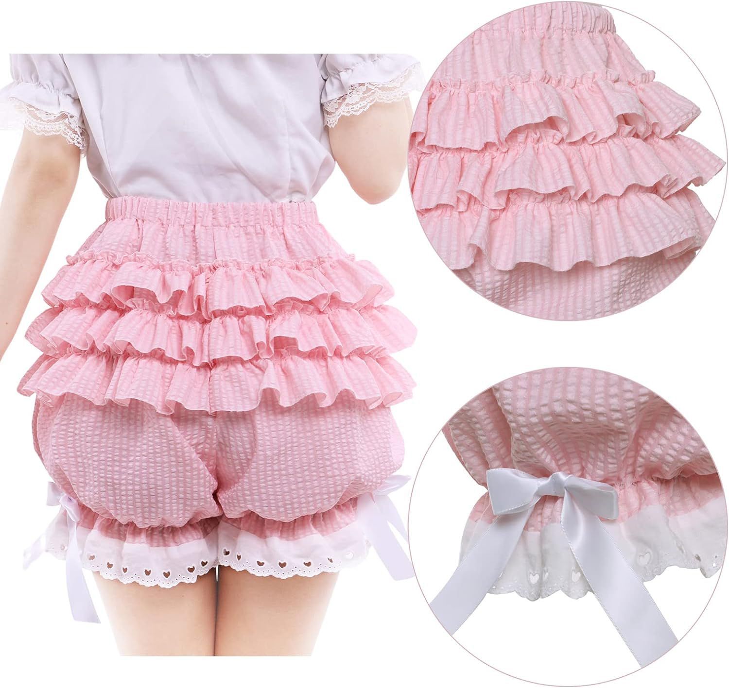 Calças lolita com alça fofa, s - Women'S Fashion Kilt avaliação e preço