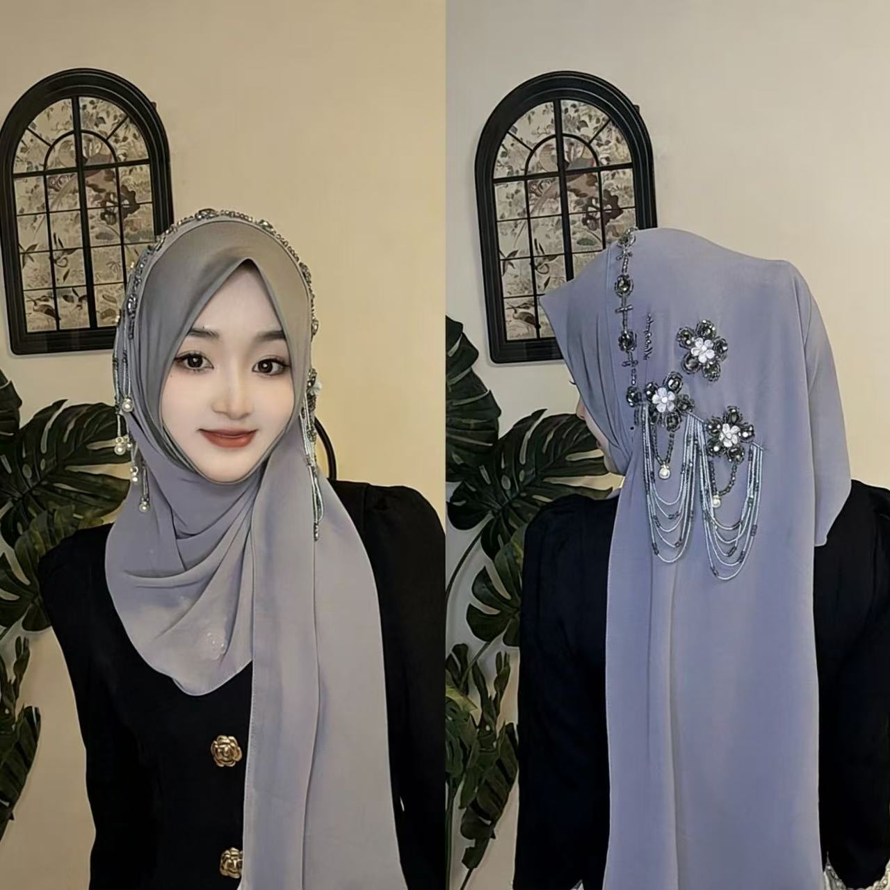 Abaya Hijab para Mulheres Muçu - Women Fashion Malaysia avaliação e preço