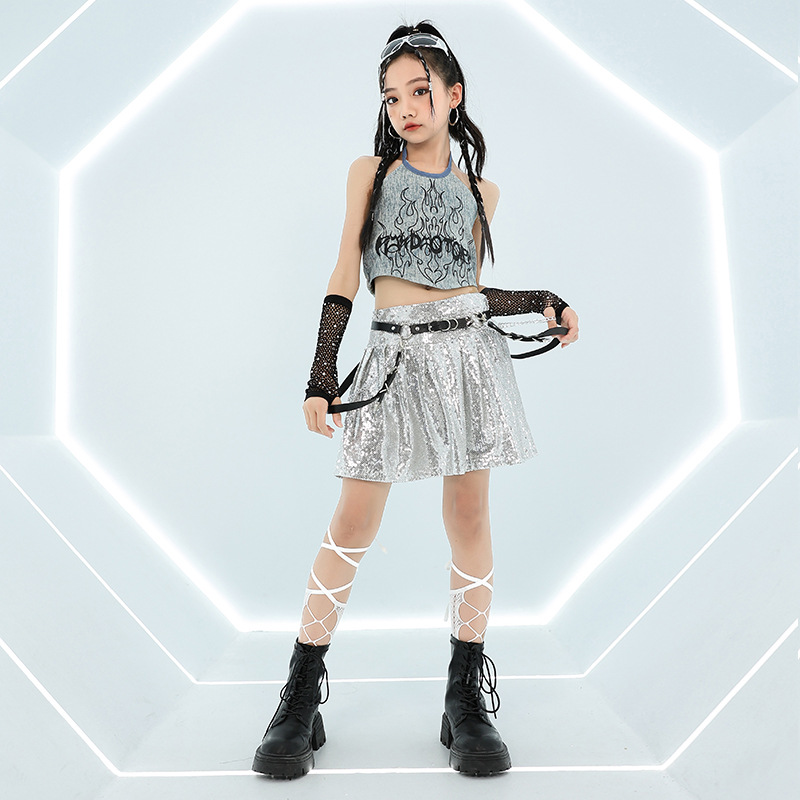 Legal menina hip hop jeans top - Women Fashion Jeans Top avaliação e preço